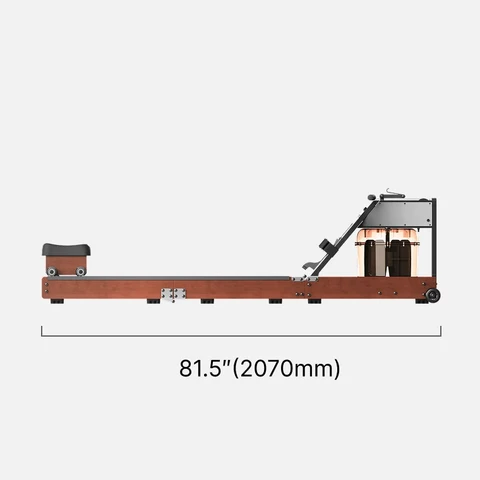 Movaped WM10 rowing machine full length dimensions for workout setup