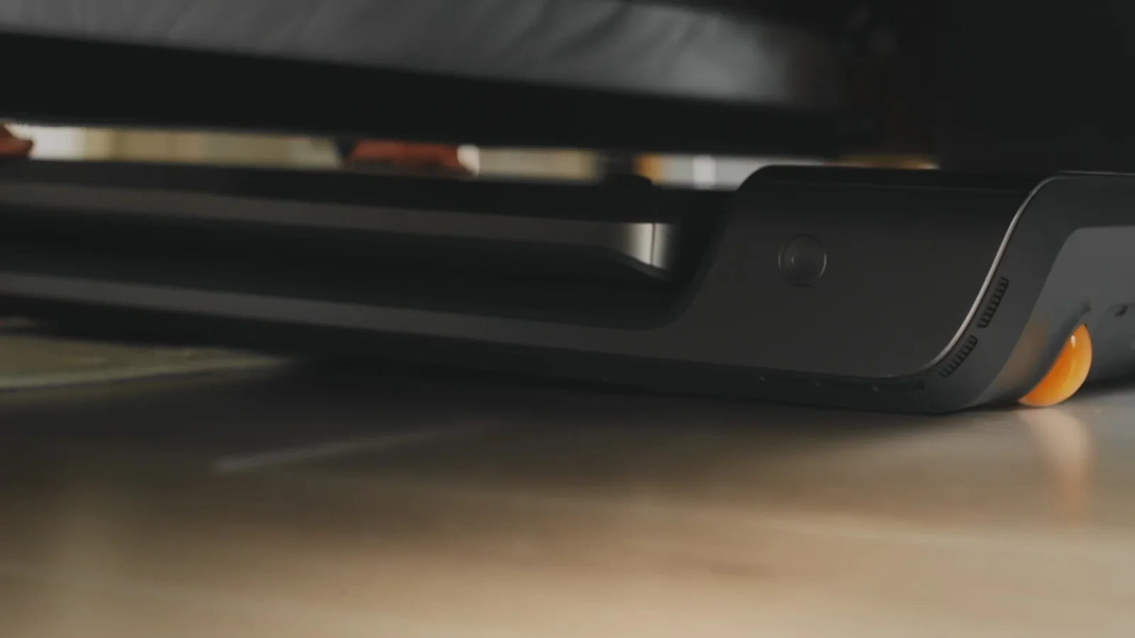 Load video: Movaped P1 treadmill used under desk for walking while working at home